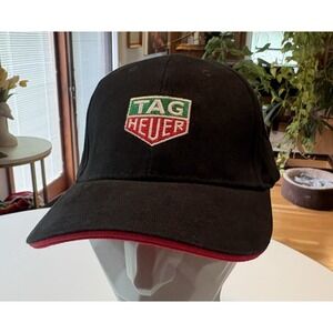 TAG Heuer Cap Hat Black Red Giveaway VIP Gift limited Free Size Golf Adjustable